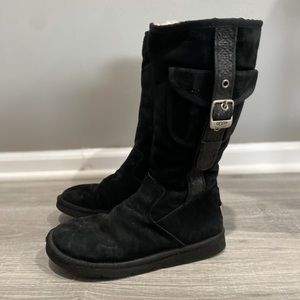 zip up UGG cargo boots